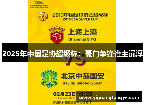 2025年中国足协超级杯：豪门争锋谁主沉浮